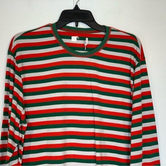 BP. Men's Hang Out Cotton Blend Long Sleeve Stripe Top - Picture 5 of 14